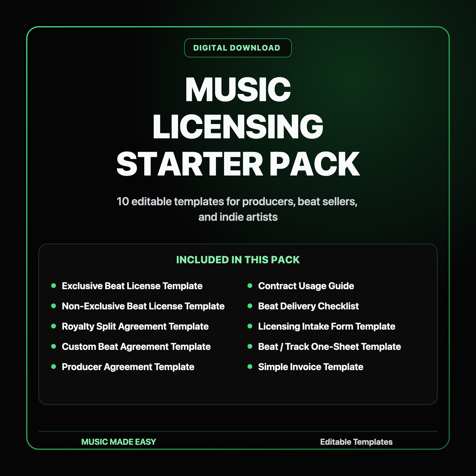 Music Licensing Starter Pack v2